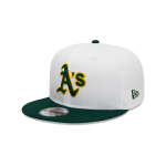 GORRA NEW ERA CAP OAKLAND ATHLETICS MLB WHITE CROWN PATCHES 9FIFTY SNAPBACK en STOCK