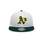 GORRA NEW ERA CAP OAKLAND ATHLETICS MLB WHITE CROWN PATCHES 9FIFTY SNAPBACK en STOCK
