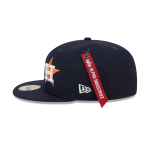 GORRA NEW ERA CAP ALPHA INDUSTRIES X MLB HOUSTON ASTROS 59FIFTY CERRADA en STOCK