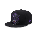 GORRA NEW ERA CAP BLACK PANTHER PANTHER HEAD 59FIFTY CERRADA en STOCK