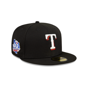 GORRA NEW ERA CAP TEXAS RANGERS MLB METALLIC LOGO 59FIFTY CERRADA en STOCK