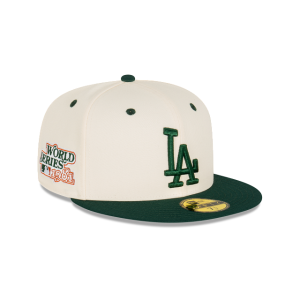 GORRA NEW ERA CAP LOS ANGELES DODGERS MLB RUSTY CHROME 59FIFTY CERRADA en STOCK