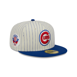 GORRA NEW ERA CAP CHICAGO CUBS MLB RETRO JERSEY SCRIPT  59FIFTY CERRADA en STOCK