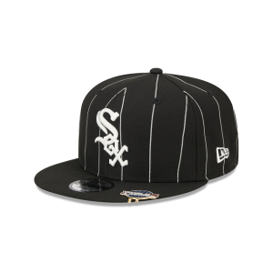 GORRA NEW ERA CAP CHICAGO WHITE SOX MLB PINSTRIPE VISOR CLIP  9FIFTY SNAPBACK en STOCK