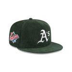 GORRA NEW ERA CAP OAKLAND ATHLETICS MLB THROWBACK CORDUROY 59FIFTY CERRADA en STOCK