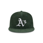 GORRA NEW ERA CAP OAKLAND ATHLETICS MLB THROWBACK CORDUROY 59FIFTY CERRADA en STOCK