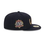 GORRA NEW ERA CAP ATLANTA BRAVES MLB GOLD LEAF 59FIFTY CERRADA en STOCK