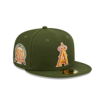 GORRA NEW ERA CAP LOS ANGELES ANGELS MLB AUTUMN FLANNEL 59FIFTY CERRADA en STOCK