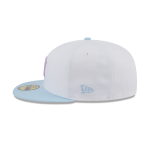GORRA NEW ERA CAP NEW YORK YANKEES MLB COLOR PACK 59FIFTY CERRADA BLANCA en STOCK