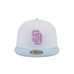 GORRA NEW ERA CAP SAN DIEGO PADRES MLB COLOR PACK 59FIFTY CERRADA BLANCA en STOCK