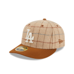 GORRA NEW ERA CAP LOS ANGELES DODGERS MLB HERRINGBONE CHECK 59FIFTY LP CERRADA en STOCK