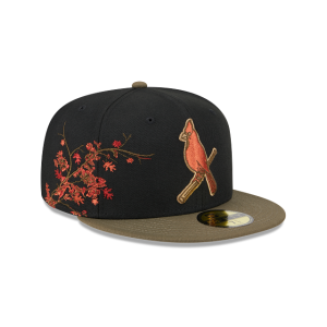 GORRA NEW ERA CAP ST. LOUIS CARDINALS MLB RUSTIC FALL 59FIFTY CERRADA en STOCK