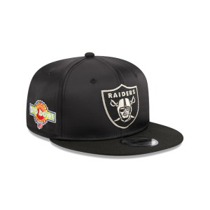 GORRA NEW ERA CAP LAS VEGAS RAIDERS NFL SATIN BLACK 9FIFTY SNAPBACK en STOCK