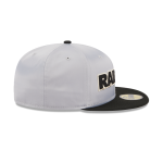 GORRA NEW ERA CAP LAS VEGAS RAIDERS NFL SATIN 59FIFTY CERRADA en STOCK
