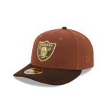 GORRA NEW ERA CAP OAKLAND RAIDERS NFL VELVET FILL 59FIFTY LP CERRADA en STOCK