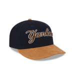 GORRA NEW ERA CAP NEW YORK YANKEES MLB SUEDE VISOR 59FIFTY LP CERRADA en STOCK