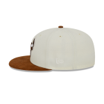 GORRA NEW ERA CAP CHICAGO BULLS NBA CORDUROY VISOR 59FIFTY CERRADA en STOCK