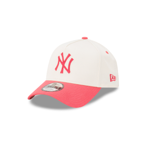 GORRA NEW ERA CAP NEW YORK YANKEES MLB WINECORK 2TONE 9FORTY AF STRAPBACK ROSA en STOCK
