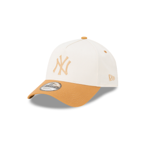 GORRA NEW ERA CAP NEW YORK YANKEES MLB WINECORK 2TONE 9FORTY AF STRAPBACK BEIGE en STOCK