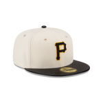 GORRA NEW ERA CAP PITTSBURGH PIRATES MLB LEATHER VISOR 59FIFTY CERRADA en STOCK