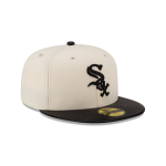 GORRA NEW ERA CAP CHICAGO WHITE SOX MLB LEATHER VISOR 59FIFTY CERRADA en STOCK