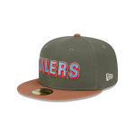 GORRA NEW ERA CAP HOUSTON OILERS NFL RIPSTOP 59FIFTY CERRADA en STOCK