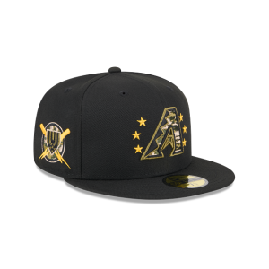GORRA NEW ERA CAP ARIZONA DIAMONDBACKS MLB ARMED FORCES DAY 2024 59FIFTY CERRADA en STOCK