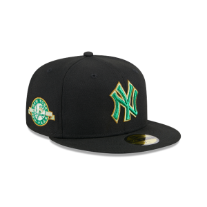 GORRA NEW ERA CAP NEW YORK YANKEES MLB METALLIC GREEN POP 59FIFTY CERRADA en STOCK