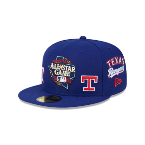 GORRA NEW ERA CAP TEXAS RANGERS ALL OVER MLB ALL STAR GAME 2024 59FIFTY CERRADA en STOCK