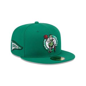 GORRA NEW ERA CAP BOSTON CELTICS NBA PENNANT 59FIFTY CERRADA en STOCK