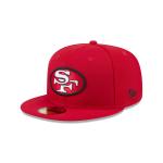 GORRA NEW ERA CAP SAN FRANCISCO 49ERS NFL PENNANT 59FIFTY CERRADA en STOCK
