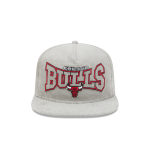 GORRA NEW ERA CAP CHICAGO BULLS NBA GOLFER GRAY CORDUROY SNAPBACK en STOCK