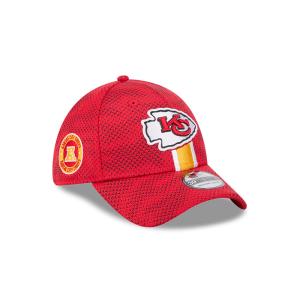 GORRA NEW ERA CAP KANSAS CITY CHIEFS NFL SIDELINE 2024 AFC 39THIRTY ELáSTICA en STOCK