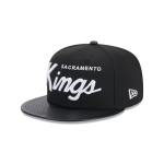 GORRA NEW ERA CAP SACRAMENTO KINGS NBA FAUX LEATHER 9FIFTY SNAPBACK en STOCK