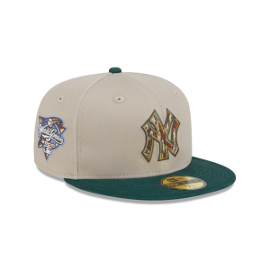 GORRA NEW ERA CAP NEW YORK YANKEES MLB TREE BARK FILL 59FIFTY CERRADA en STOCK