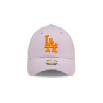 GORRA NEW ERA CAP LOS ANGELES DODGERS MLB LEAGUE ESSENTIALS 9FORTY STRAPBACK MORADA PARA MUJER en STOCK