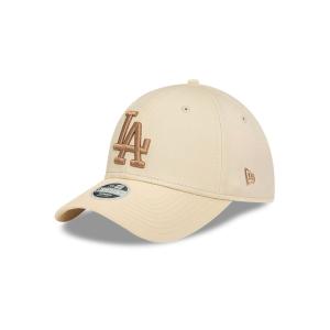 GORRA NEW ERA CAP LOS ANGELES DODGERS MLB LEAGUE ESSENTIALS 9FORTY STRAPBACK BEIGE PARA MUJER en STOCK