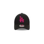 GORRA NEW ERA CAP LOS ANGELES DODGERS MLB LEAGUE ESSENTIALS 9FORTY STRAPBACK NEGRA PARA NIñA O NIñO en STOCK