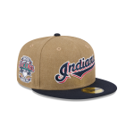 GORRA NEW ERA CAP CLEVELAND INDIANS MLB CANVAS CROWN 59FIFTY CERRADA en STOCK