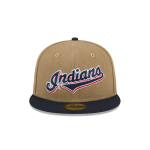 GORRA NEW ERA CAP CLEVELAND INDIANS MLB CANVAS CROWN 59FIFTY CERRADA en STOCK