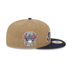 GORRA NEW ERA CAP CLEVELAND INDIANS MLB CANVAS CROWN 59FIFTY CERRADA en STOCK