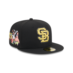 GORRA NEW ERA CAP SPONGE BOB 25 YEARS LATER... 59FIFTY CERRADA en STOCK