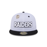 GORRA NEW ERA CAP LAS VEGAS RAIDERS NFL 70TH ANNIVERSARY 59FIFTY DAY CERRADA en STOCK