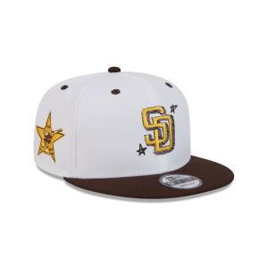 GORRA NEW ERA CAP SAN DIEGO PADRES MLB OFFICIAL DOODLES 9FIFTY SNAPBACK en STOCK