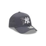 GORRA NEW ERA CAP NEW YORK YANKEES MLB TONAL SCRIPT 9FORTY AF SNAPBACK GRIS en STOCK