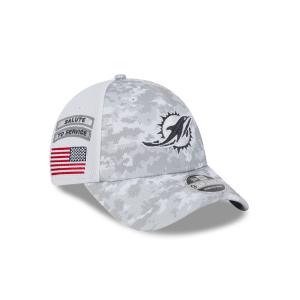 GORRA NEW ERA CAP MIAMI DOLPHINS NFL SALUTE TO SERVICE 2024 9FORTY SNAPBACK en STOCK