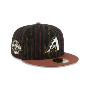 GORRA NEW ERA CAP ARIZONA DIAMONDBACKS MLB VINTAGE HERRINGBONE 59FIFTY CERRADA en STOCK