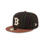 GORRA NEW ERA CAP BOSTON RED SOX MLB VINTAGE HERRINGBONE 59FIFTY CERRADA en STOCK