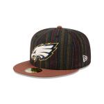 GORRA NEW ERA CAP PHILADELPHIA EAGLES NFL VINTAGE HERRINGBONE 59FIFTY CERRADA en STOCK