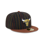 GORRA NEW ERA CAP CHICAGO BULLS NBA VINTAGE HERRINGBONE 59FIFTY CERRADA en STOCK
